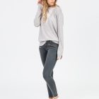 Cashmere V Insert Sweat
